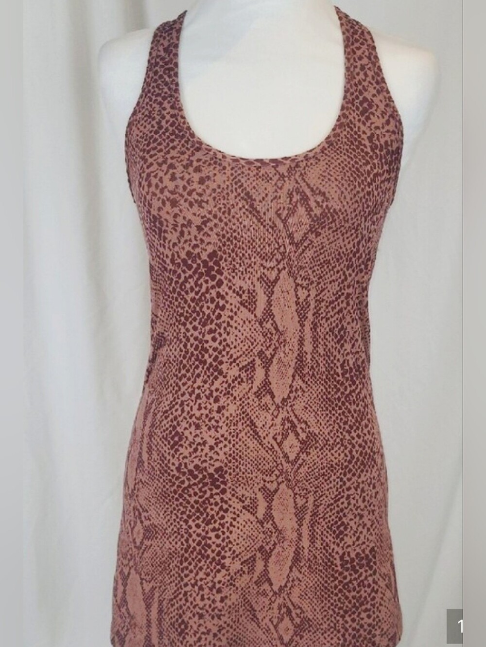 Lululemon Cool Racerback (CBR) Tank Desert Snake Bark Berry Pink Size 4